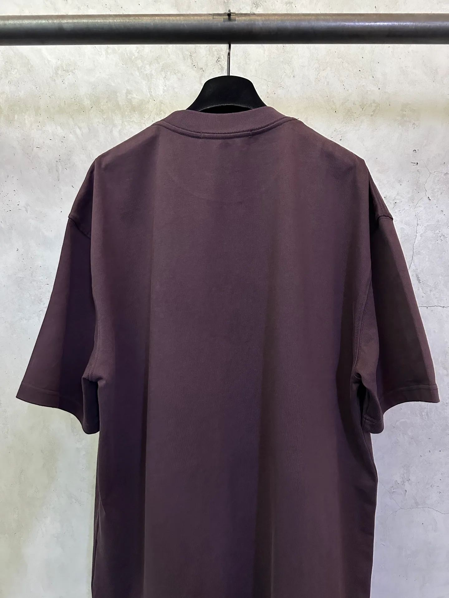 145- New Arrival g Acne studios 25ss logo T : 2*2 g Color Change Same Style Color: Black White Coffee Brown Purple Size: XS S M L XL